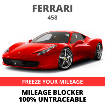 Ferrari 458 Mileage Blocker