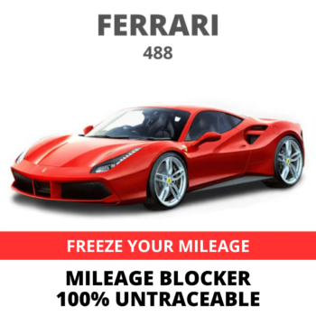 Ferrari 488 Mileage Blocker