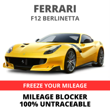 Ferrari F12 Berlinetta Mileage Blocker