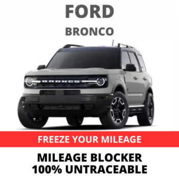 Ford Bronco Mileage Blocker