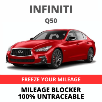 Infiniti Q50 Mileage Blocker