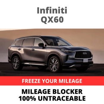 Infiniti QX60 Mileage Blocker
