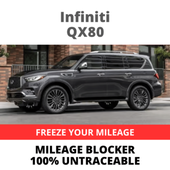 Infiniti QX80 Mileage Blocker