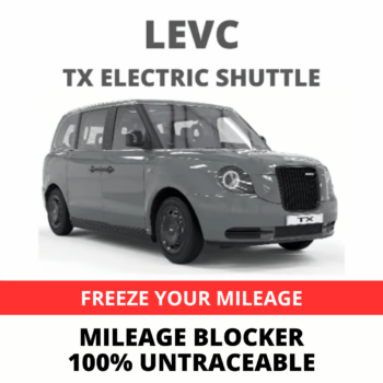 LEVC TX Electric Shuttle Mileage Blocker