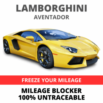 Lamborghini Aventador Mileage Blocker