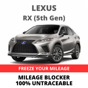 Lexus RX (5th GEN) Mileage Blocker