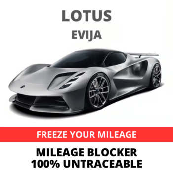 Lotus Evija Mileage Blocker