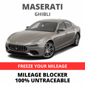 Maserati Ghibli Mileage Blocker
