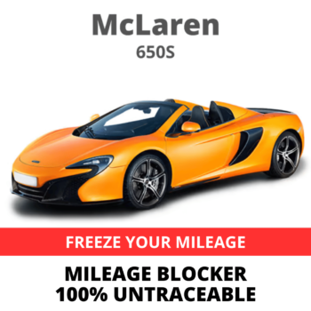 McLaren 650S Mileage Blocker