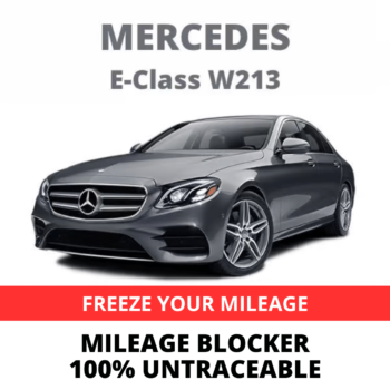 Mercedes E Class W213 Mileage Blocker