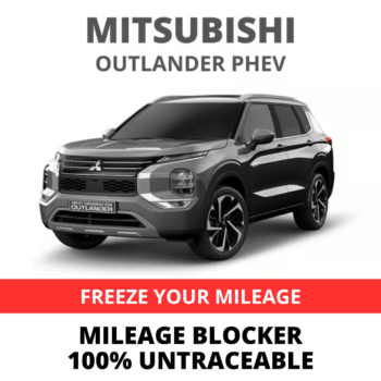 Mitsubishi Outlander PHEV Mileage Blocker