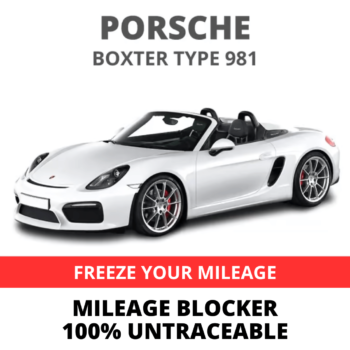 Porsche Boxster 981 Mileage Blocker